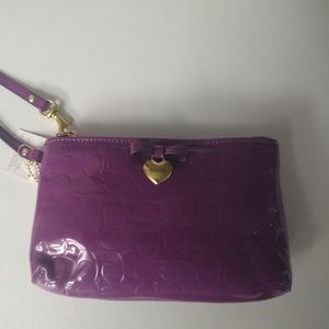 Purple Coach Wristlet